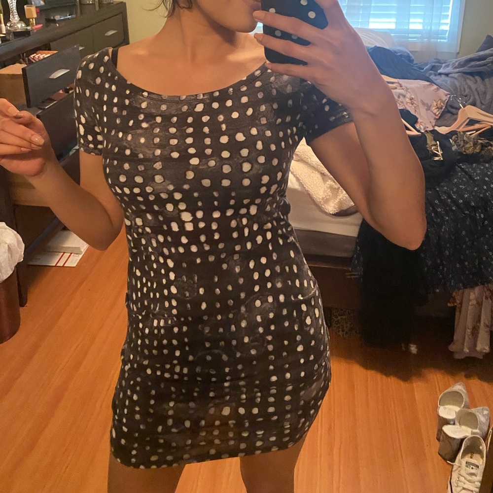 Rachel Roy polka dot dress🖤🤍